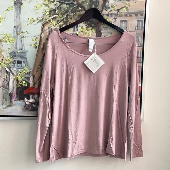 Marla Wynne Matte Jersey Long Sleeve Tee - Picture 1 of 5